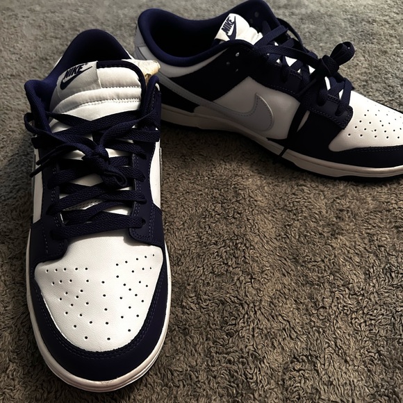 Nike Other - Nike Men's White and Dark Blue Sneakers